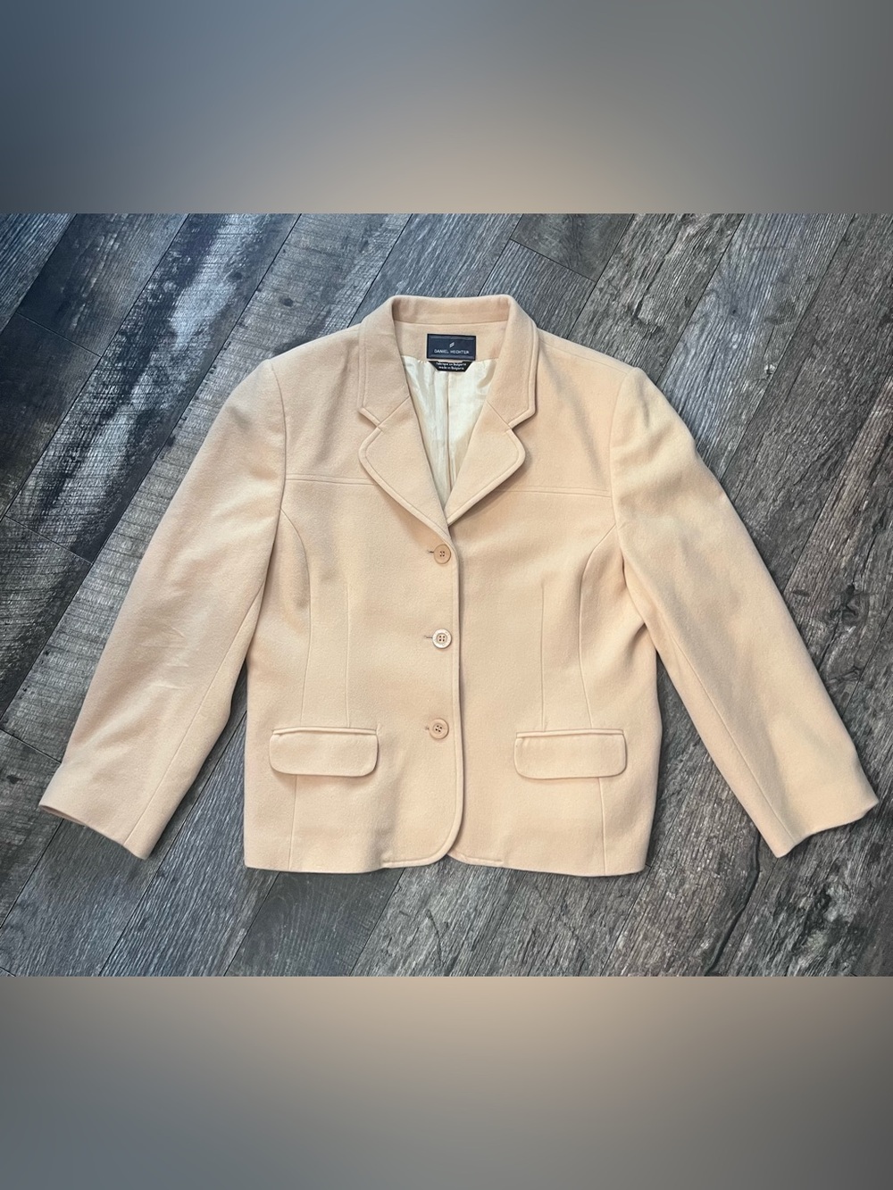 Vintage Wool & Cashmere Daniel Hechter Blazer Jacket- L